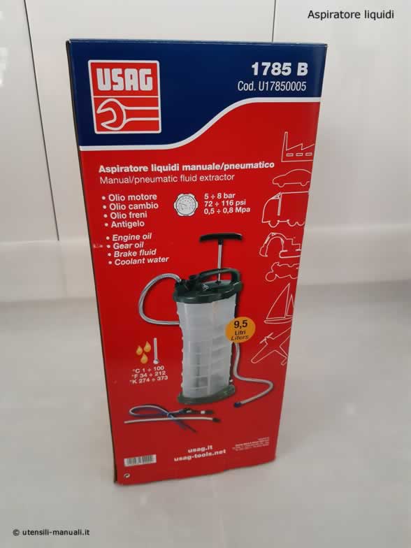 Box aspiratore liquidi Usag 1785 B