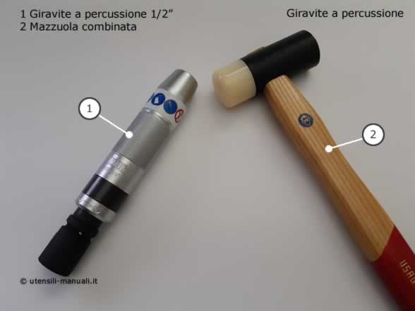 Giravite a percussione mazzuola