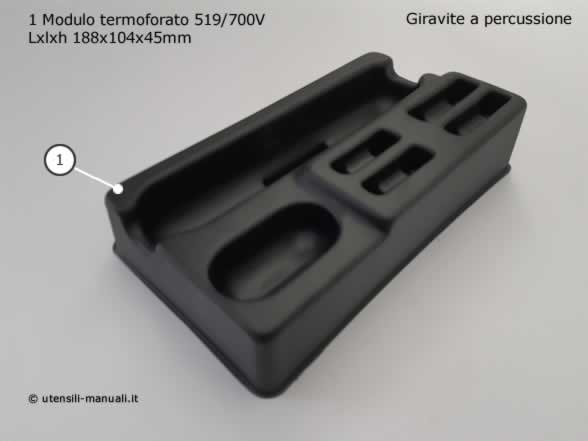 Modulo termoforato vuoto 519/700V